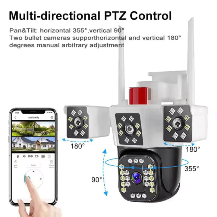 True Dual Lens But 3 - Screens There are 3 pictures and 3 perspectives, 2 fixed pictures and one rotating picture. - AlifdukanBUY AURA.PK types here :)