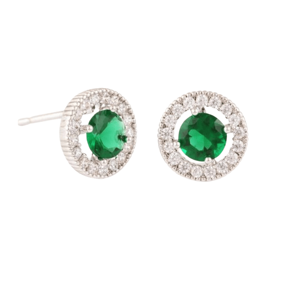 twinkling solitaire round halo green tops - AlifdukanAlifdukan types here :)