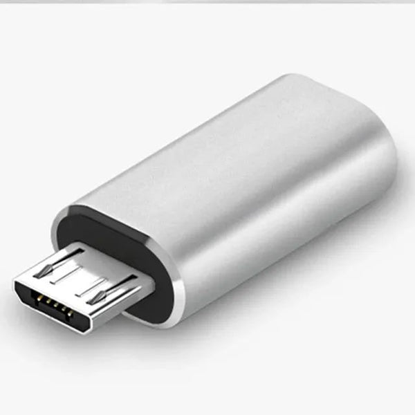 Type - C To Micro - USB Data Adapter Converter High Quality Aluminum Frame , Female Micro USB to USB 3.1 Type C Male Adapter Converter Connector For Phone Charging And Data Transfer - AlifdukanAlifdukan types here :)