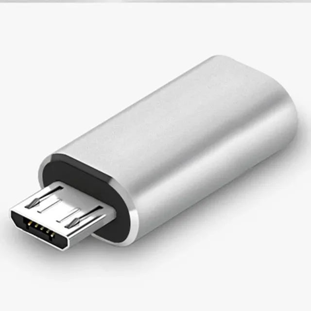 Type - C To Micro - USB Data Adapter Converter High Quality Aluminum Frame , Female Micro USB to USB 3.1 Type C Male Adapter Converter Connector For Phone Charging And Data Transfer - AlifdukanAlifdukan types here :)