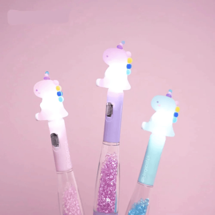 Unicorn Crystal Light Gel Pen - AlifdukanAlifdukan types here :)