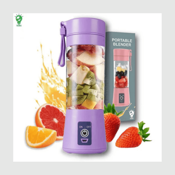 USB Chargeable Juicer Blender 6 Blades 380ml - AlifdukanAlifdukan types here :)