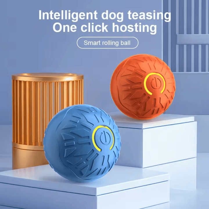 USB Dog Tooth Cleaning Interactive Chew Toy Ball for Dogs Supplies Electric Pet Jumping Rubber Pattern Electric Cat Toys - AlifdukanAlifdukan types here :)