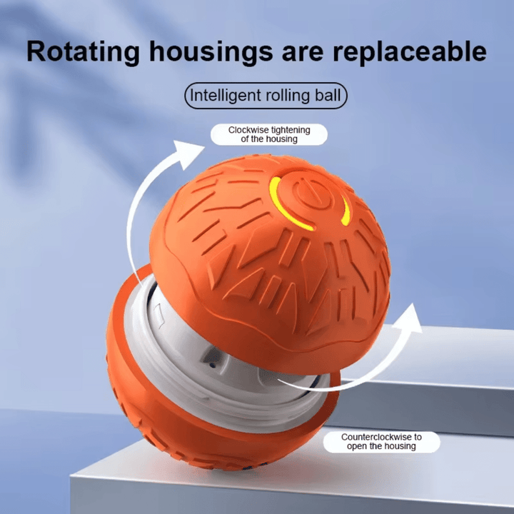 USB Dog Tooth Cleaning Interactive Chew Toy Ball for Dogs Supplies Electric Pet Jumping Rubber Pattern Electric Cat Toys - AlifdukanAlifdukan types here :)