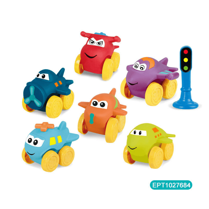 Vinyl Free - Wheel Car Infant Birthday Gifts Soft Mini Small Toy Car for Kids Toddlers Boys G - AlifdukanAlifdukan types here :)