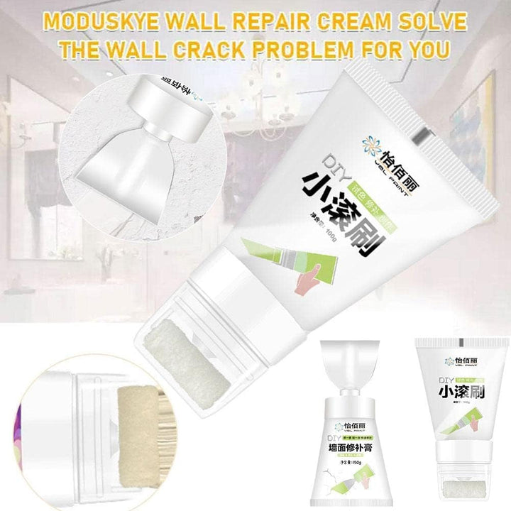 White Wall Small Roller Brush Paint, Small Roller Brush Latex Wall Paint, DIY Wall Paint Repair Wall Paste, Dirty Cover Wall Renovation Repair Wall Paint - AlifdukanAlifdukan types here :)