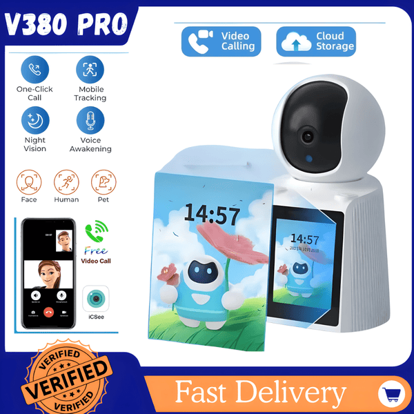 Wifi V380 two - way audio and video call Camera - AlifdukanAlifdukan types here :)