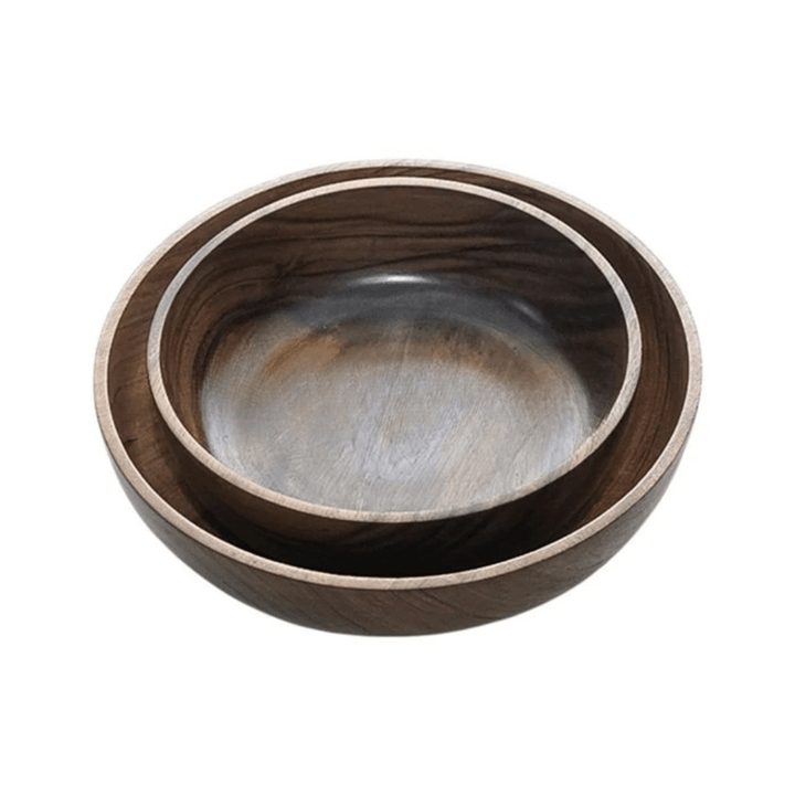 Wooden 2 Big Bowl Set - AlifdukanAlifdukan types here :)