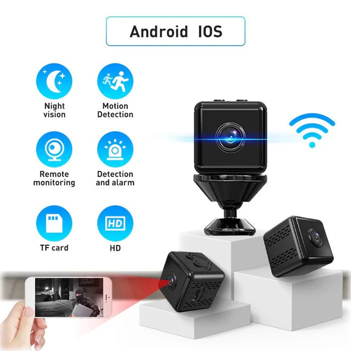 X9 1080p Hd 2mp Magnetic Wifi Mini Camera With HDWIFICAMPRO App - AlifdukanAlifdukan types here :)