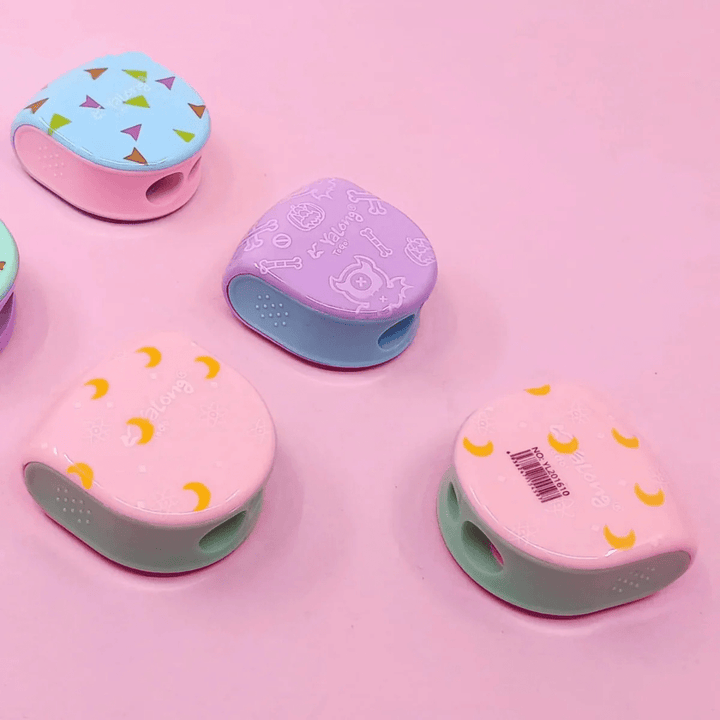 Yalong To GO Pastel Colors Double Hole Sharpener - AlifdukanAlifdukan types here :)