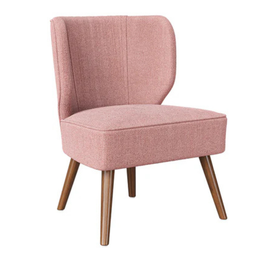 Roy Sofa Chair (Tea Pink Velvet)