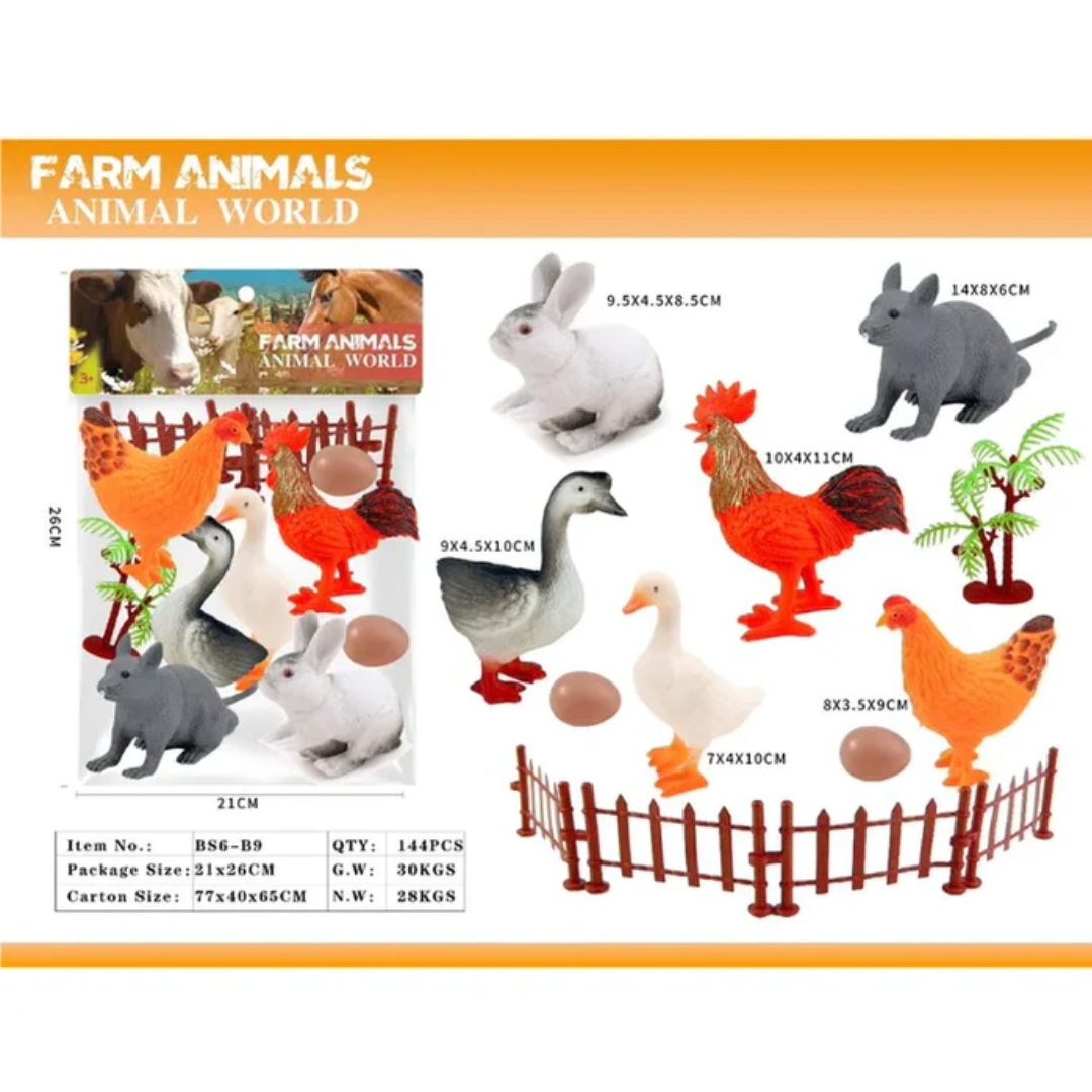 Farm Animals World Set