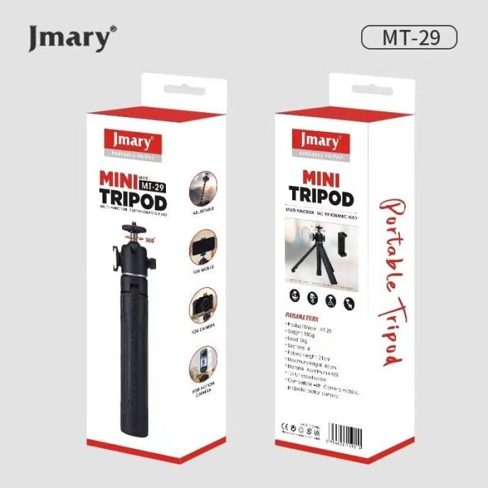 Jmary MT-29 Mini Tripod Extendable Selfie Vlogging Tripod Stand