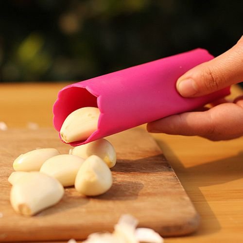 Silicon Garlic Peeler For Kitchen Multi Colors