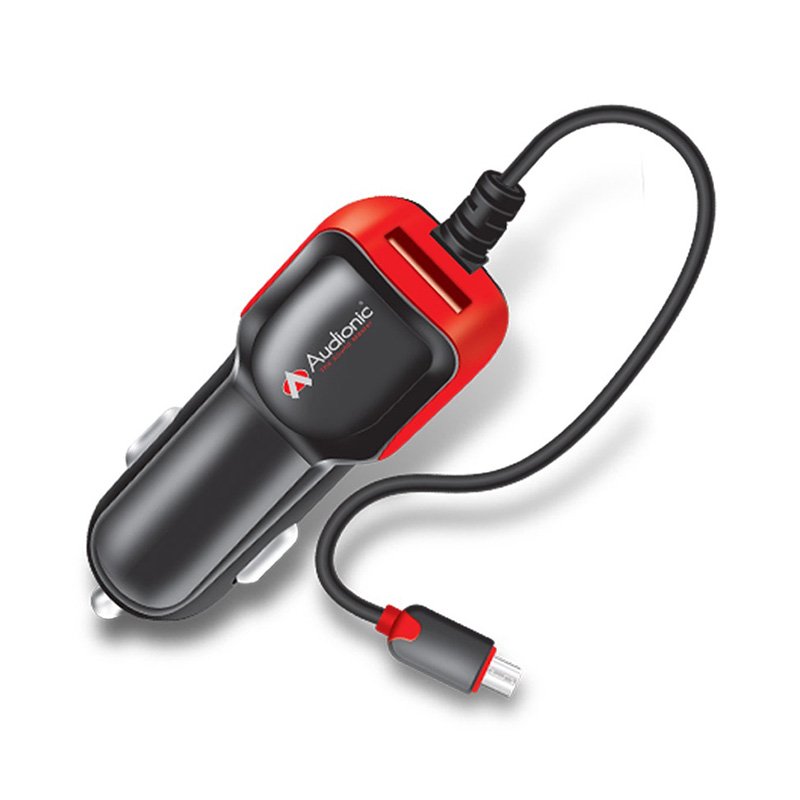 Audionic Swift Single Port Black+Red