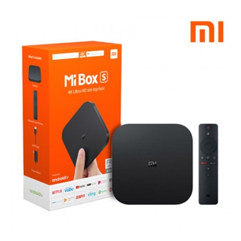 Xiaomi MI Box S 4K HDR Android TV Box Black