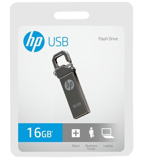 Hp Usb Flash Drive Steel Design 8,16,32 Gb