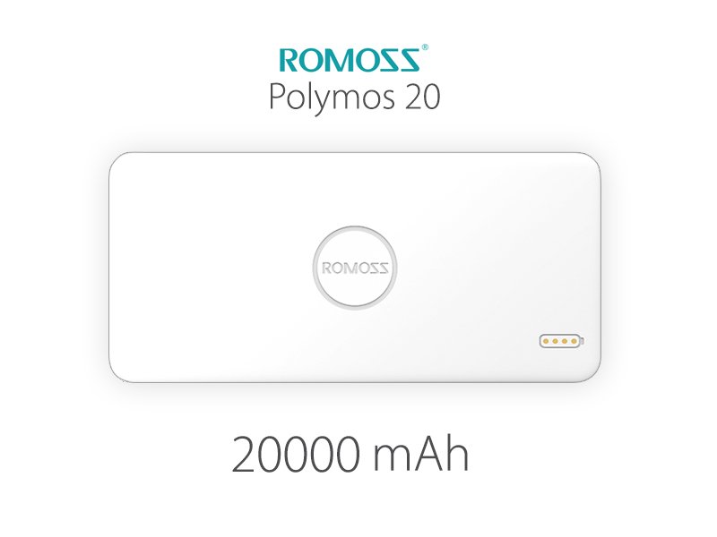 Romoss Polymos 20 Powerbank Real 20,000Mah