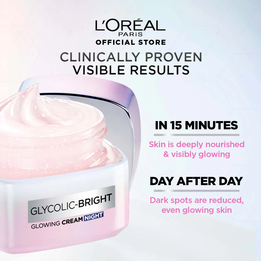 Glycolic Bright Glowing Night Cream - 50ml