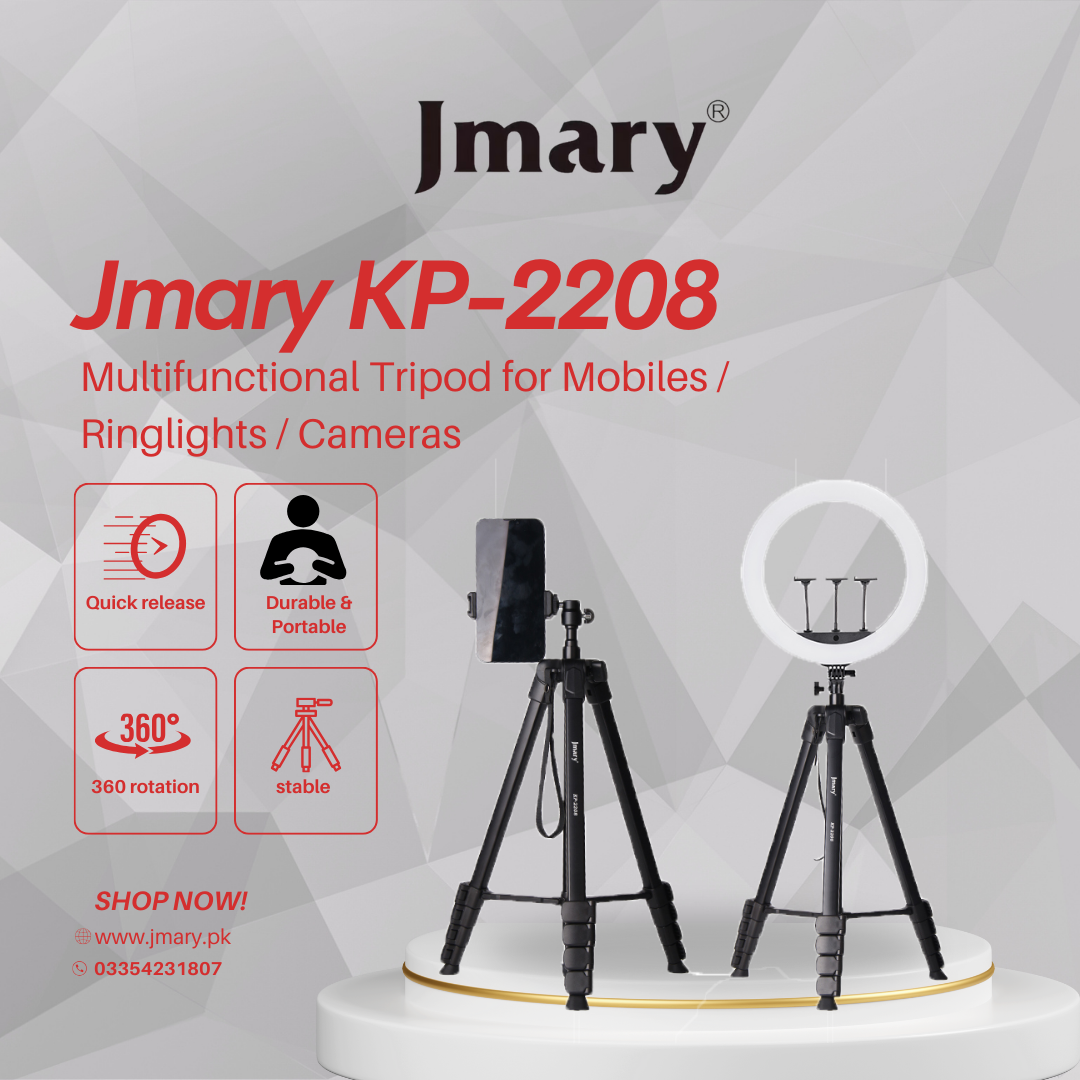 Jmary KP-2208 Upgraded Multifunctional Tripod 