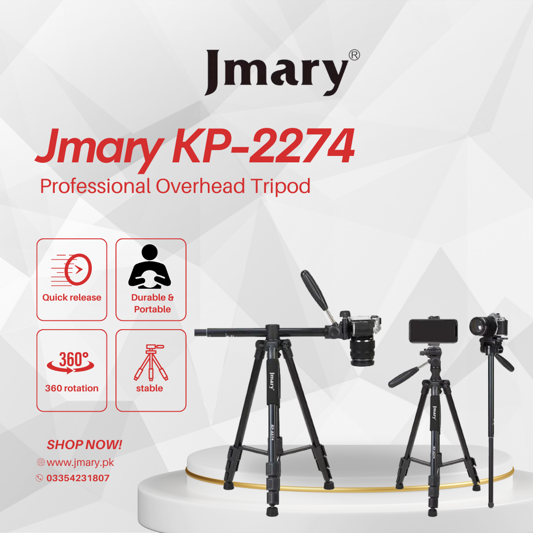 Jmary KP-2274 Professional Overhead Tripod