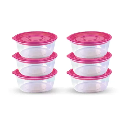 TREND FOOD CONTAINER 6 PCS SET S 390ML