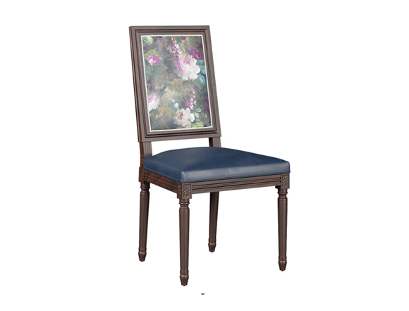Antico Dining Chair in Floral Printed Fabric