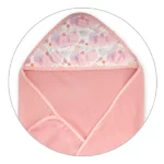 Little Star Baby Wraping Sheet Plain Pink