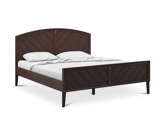 Chelsea King Size Wooden Bed with 2 Bedside tables