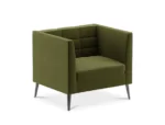 Cooper Sofa Set in Olive Green Velvet