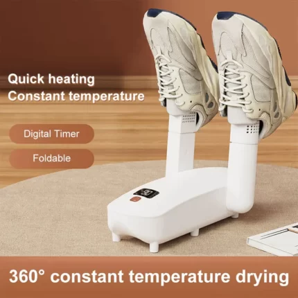 FOLDABLE ELECTRIC SHOE DRYER, PORTABLE HEATER, USB CHARGING, SHOE DRYING MACHINE, AUTOMATIC TIMING FOR HOME SHOES, SOCKS